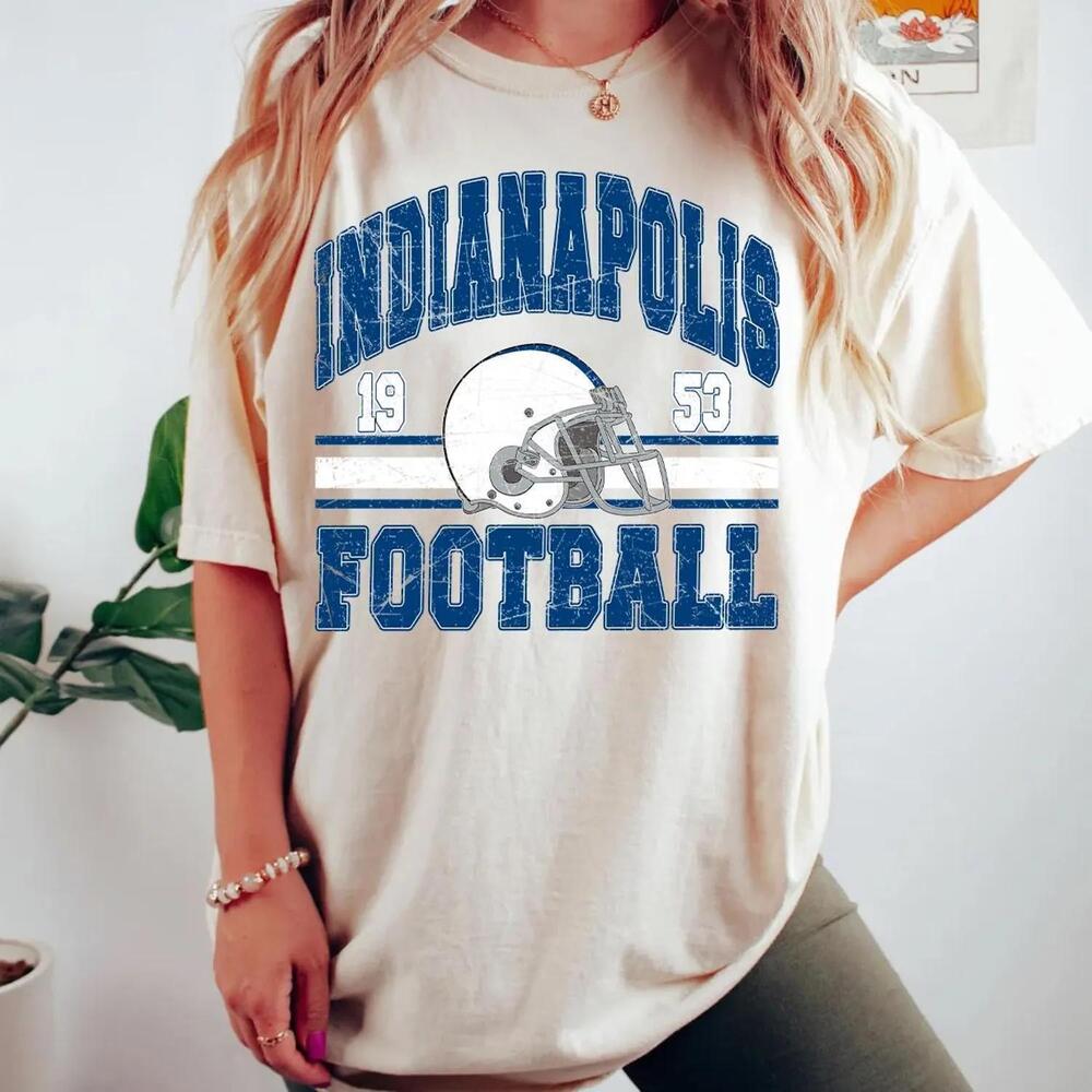 Indianapolis Football Shirt S Game Day Tee Football Fan Gift 6